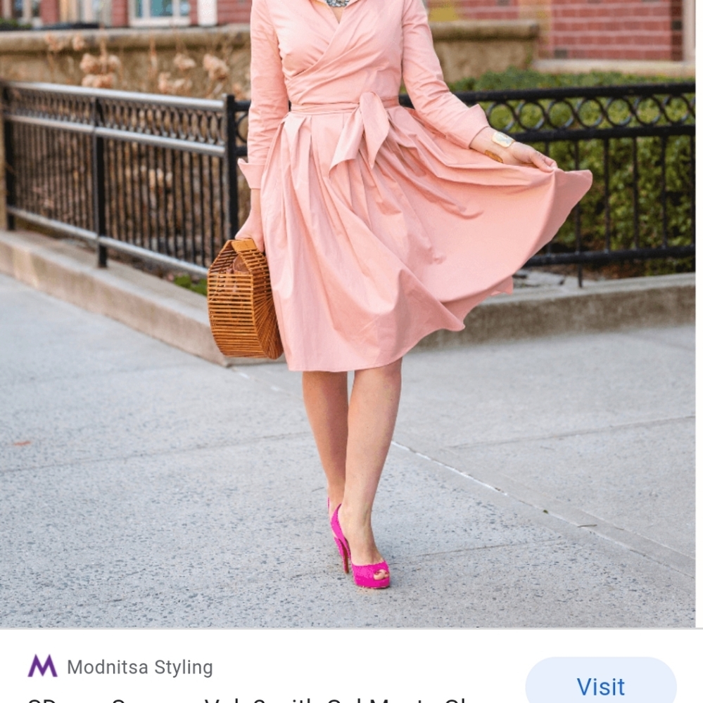 Vintage Wrap Dress - Picture 2 of 5